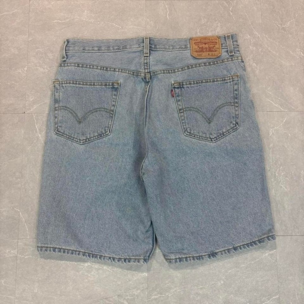 Levi's 505 blue denim shorts Size‎ 36" #denim #summer
